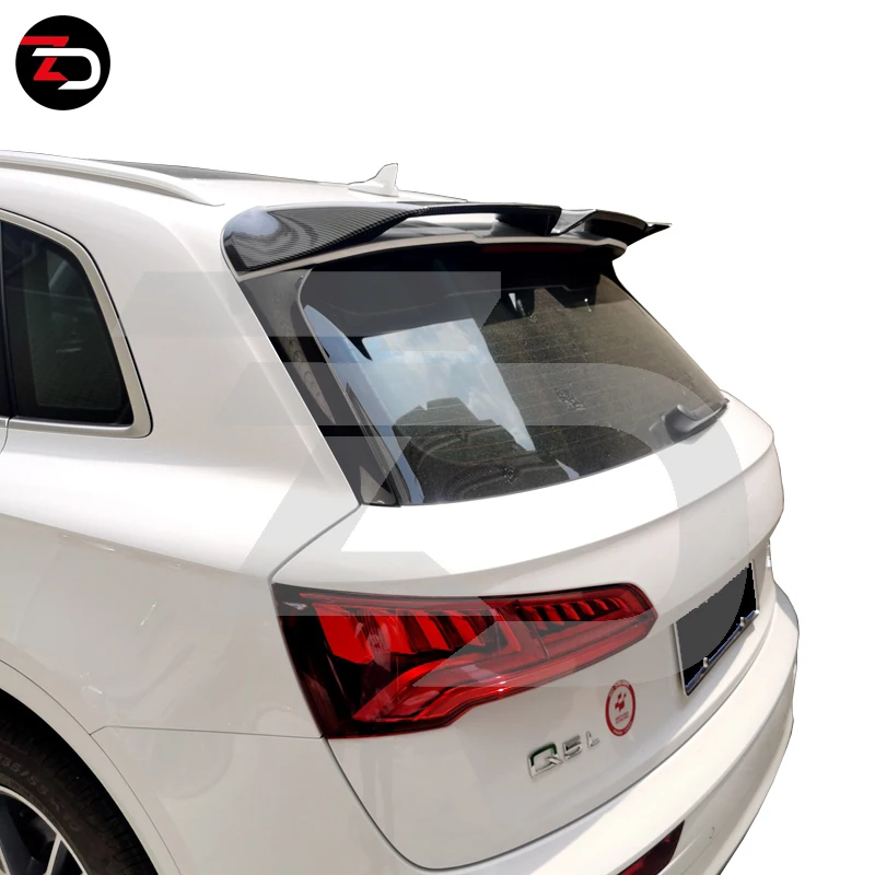 

Hot Sale ABS Material Glossy Black or Watermark Carbon Rear Roof Spoiler Body Kit for Audi Q5L S5Q 2018 to 2024