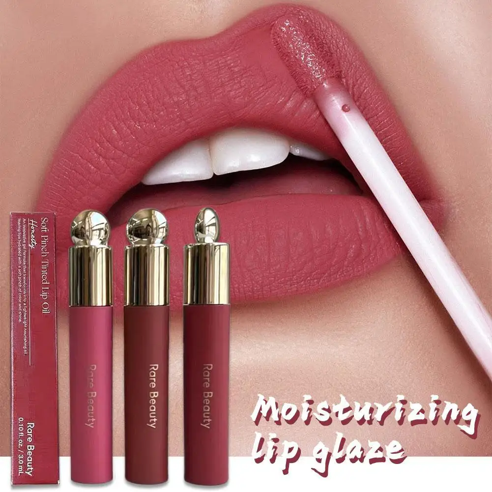 5 Colors Rare Beauty Soft Pinch Tinted Lipstick Deep Moisturizing Honesty Serenity Highlighte Lip Gloss Natural Lip Glaze