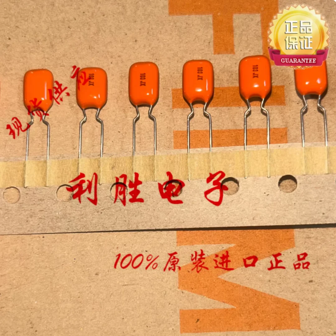 

103 NISSEI Nissei APS Orange audio film capacitor 100V103 0.01UF 10NF