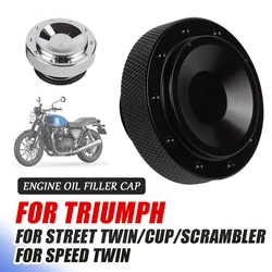 For Triumph STREET TWIN CUP SCRAMBLER SPEED TWIN Motorcycle Accessories Engine Oil Filler Cap Plug Cover Screw Tank Bolt Nut