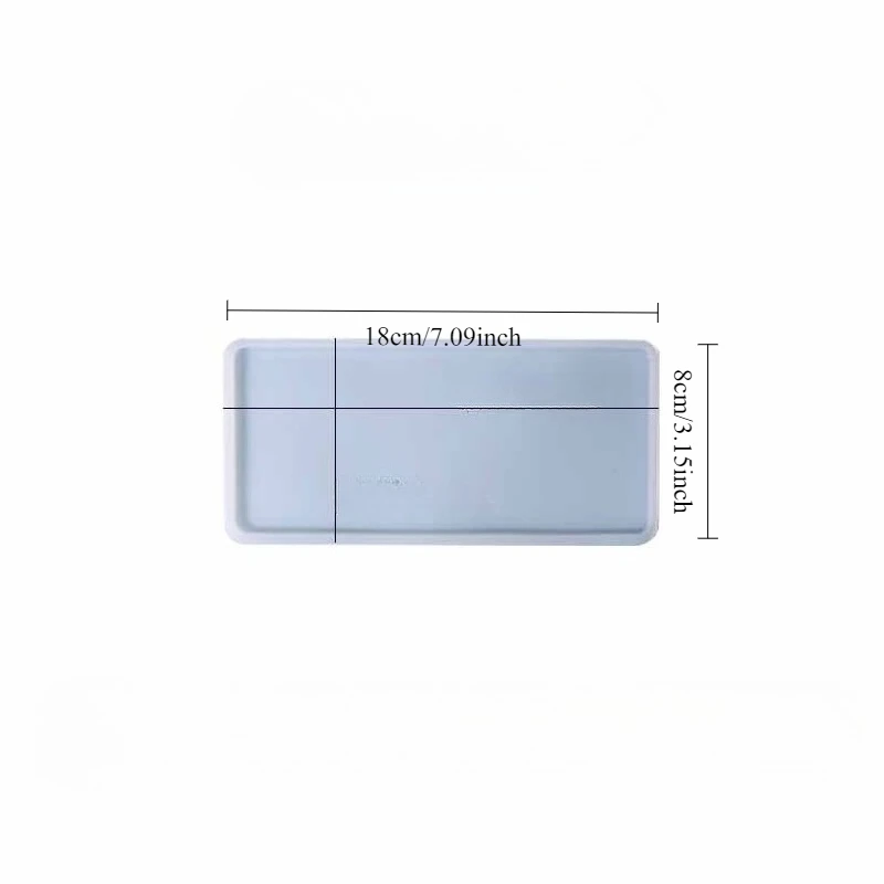 Rectangular Silicone Mold for Crystal Resin Dripping