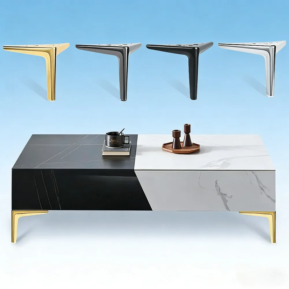 

Комплект из 4 металлических опор для телевизора, дивана, журнального столика, прочные ножки для мебели, выдерживающие нагрузку до 800 кг