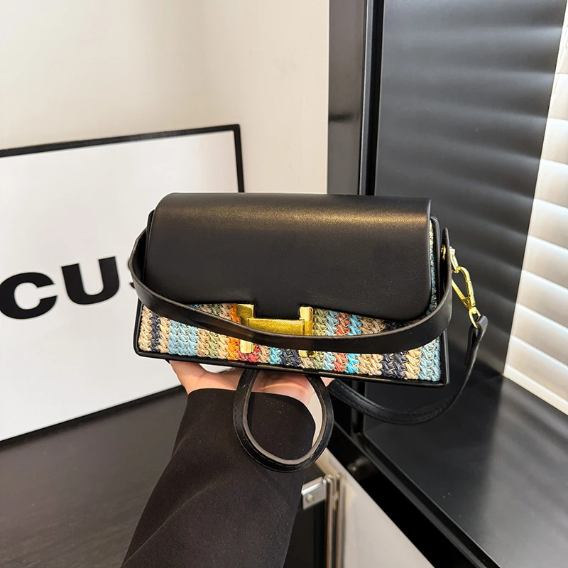 

Luxury Brand Leather Shoulder Bag Messenger Crossbody Handbag For Women By Famous Designer Classic Elegant