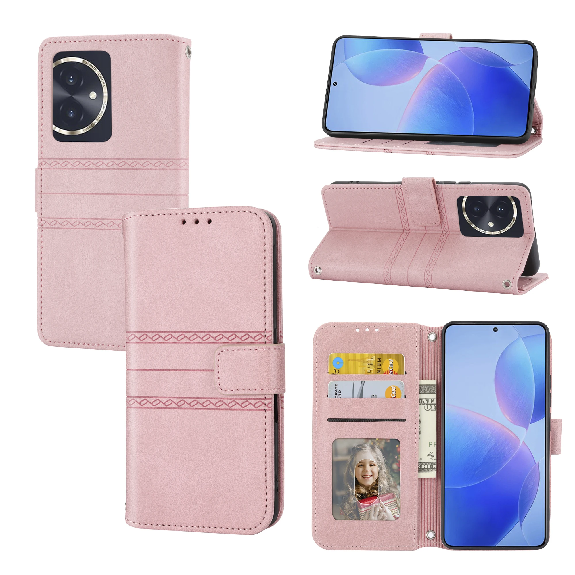 Skórzane etui Fantasy Odporne na upadki etui na telefon do HUAWEI NOVA9 HONOR 50 60 70 80 90 100 LITE PRO SE 5G