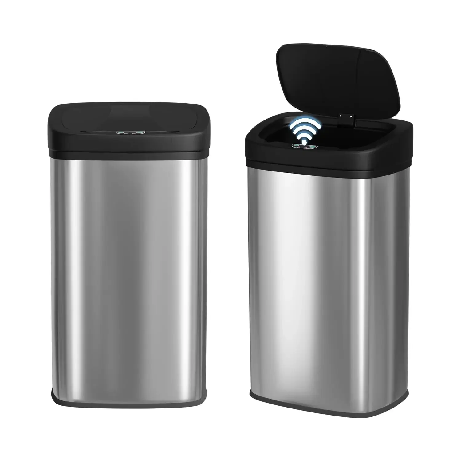 22 Gallons Automatic Sensor Large Kitchen Trash Can with Stainless Steel, Touchless Garbage Bin with Lid for Kitchen, Home, Offi