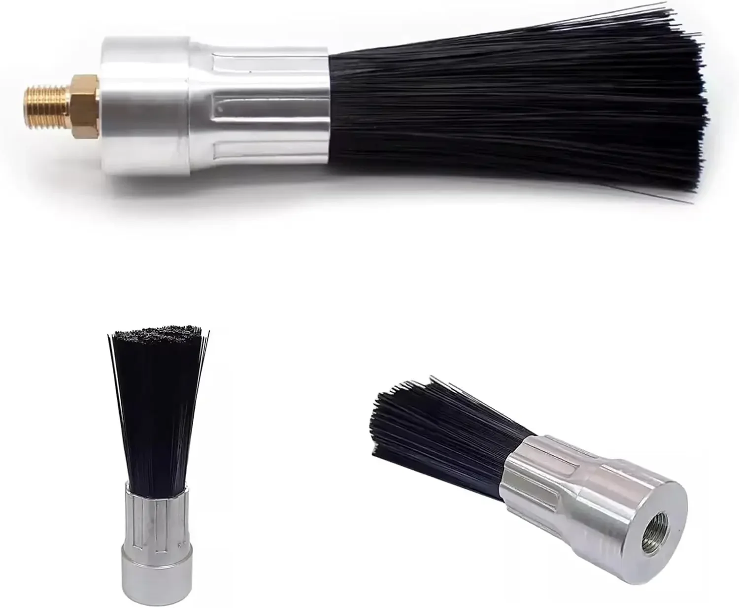 5pcs Lubricating Round Oil Brush Guide Rail Nylon Refueling Machine Chain/escalator Automatic Refueling Brush M8/M10 4MM/6MM