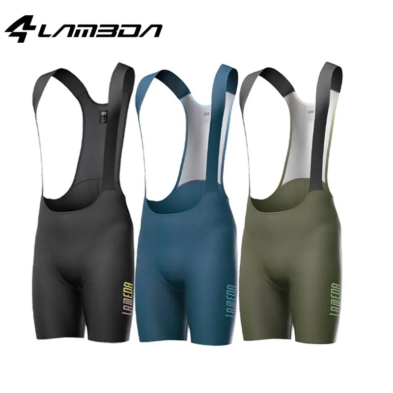 LAMEDA Summer Cycling Bib Shorts Men Outdoor Wear Bike Ride Padded Riding Bib Tights Bicycle Men's Cycling Clothing Quick-Dry