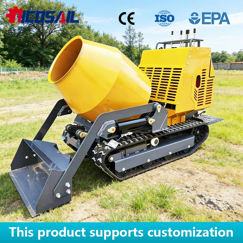 

Crawler Track Mini Dumper 1 Ton Euro 5 CE Certified Diesel Hydraulic Tipper for Farm Garden EU