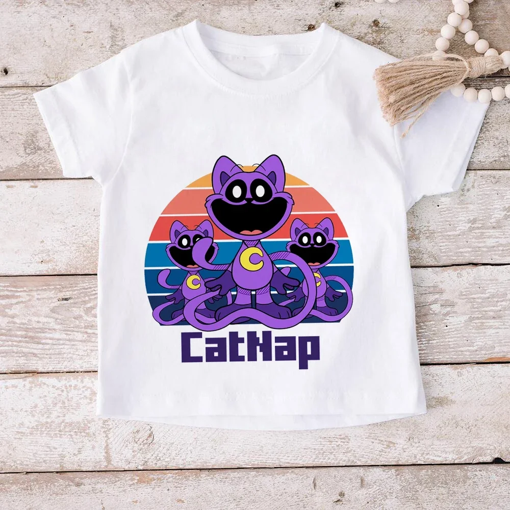 

Smilling Critters Printed T-shirt Hot Sale Cartoon Kids Funny Girls Summer Tops Baby Boys Clothes Children Short Sleeve Tshirt