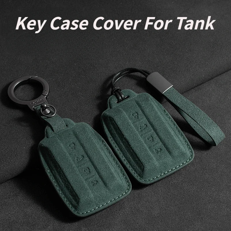 Car Remote Key Case Cover for 2021 Tank4 Buttons 300 Tank 500 for Great Wall GWM WEY TANK 300 500 Tank300 Tank500 Protector Fob