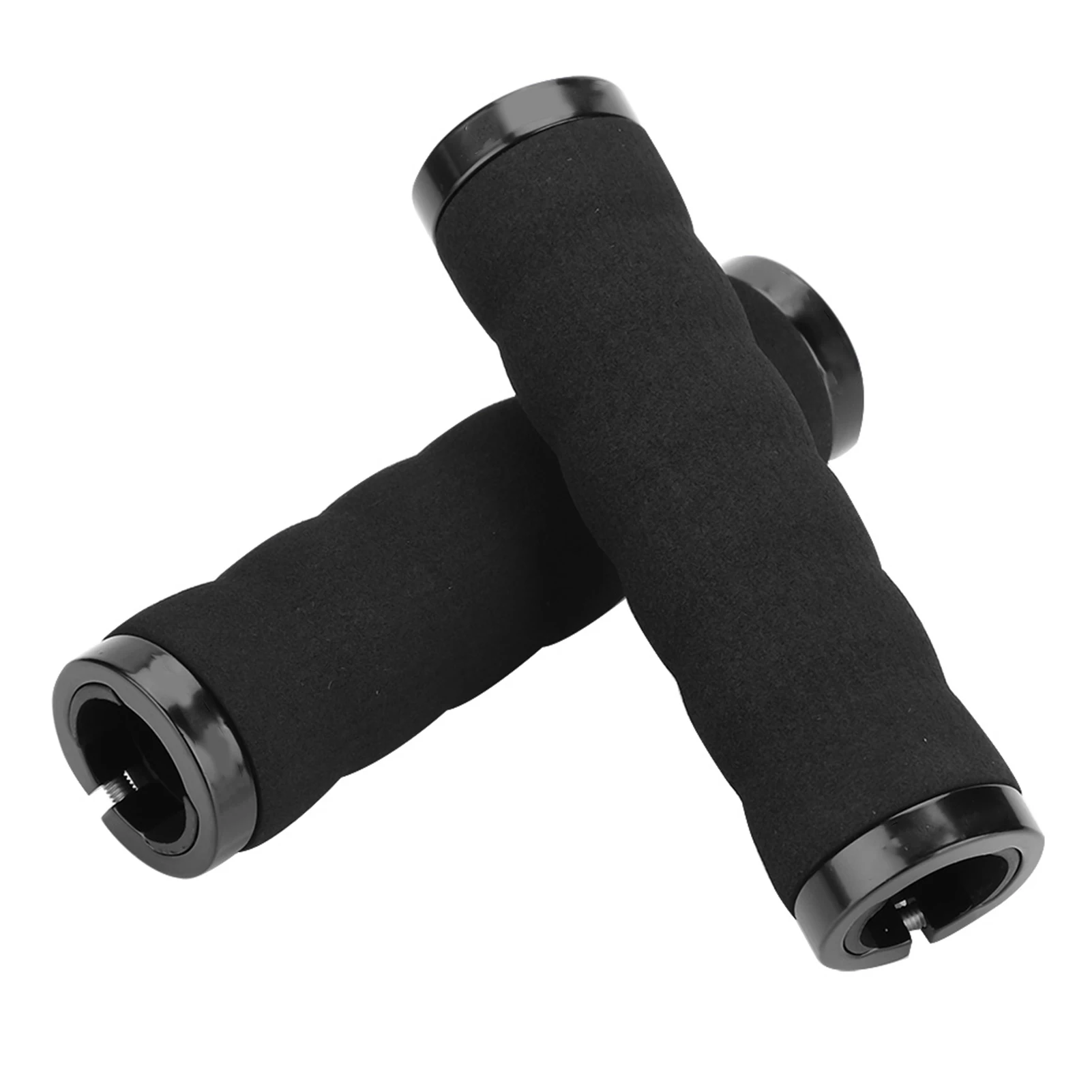 GUB Lightweight Durable Grips, Aluminum Alloy Handlebar Grips with Sponge, Suitable for 22mm Diameter Bicycle Handlebars