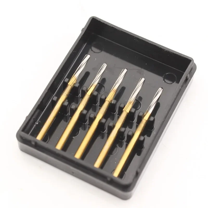 5pcs/Box Dental FG Tungsten Carbide Burs Dental Endo Z Cutter Drill Extraction Trimming Burs For High Speed Handpiece 19/25/28mm