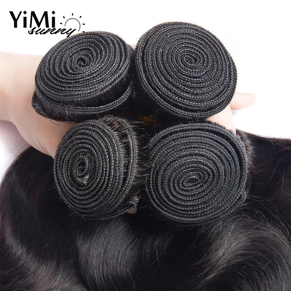 12A Mongolian Body Wave Bundles 100% Unprocessed Virgin Hair Body Wave 4 Bundles Human Hair Weave Bundles Deals Natural Black