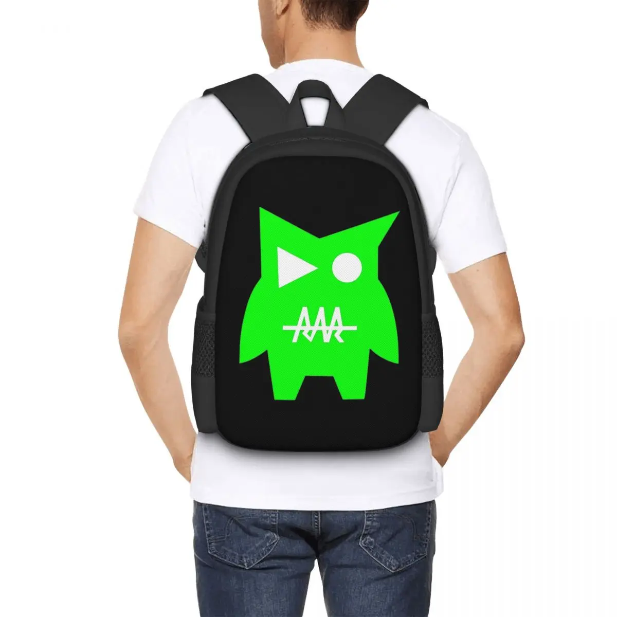 Team Rar Merch Teamrar Logo Student Backpack School Bag Hiking Travel Daypack for Boys Girls Fashion Bookbag Shoulder Bags