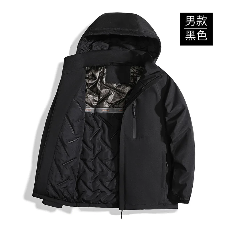 2025 Men's And Women's Cotton-Padded Jacket Warm Windproof Cold-Proof Temperature-Locking Autumn Winter Outerwear