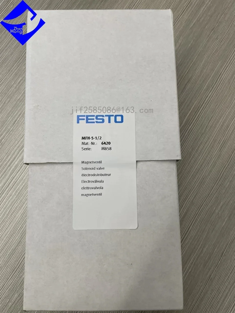 FESTO Genuine Original 6420-MFH-5-1/2 Solenoid Valve,  Available in All Series, Price Negotiable, Authentic and Trustworthy