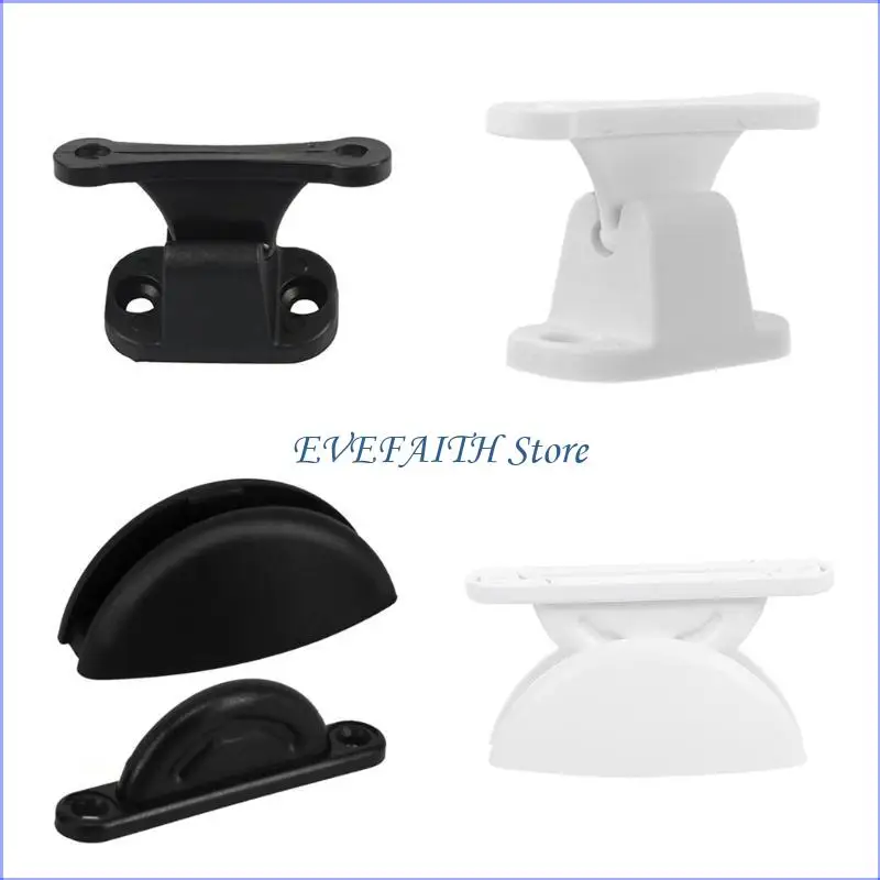 124B 2 Pezzi Chiusure per Porte in Nylon Tappi Chiusura Adatti per Stabili Interni Barche Maggiore Sicurezza nei