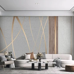 Custom Any Size Mural Wallpaper 3D Stereo Stripe Line Wall Painting Living Room Bedroom Home Decor Papel De Parede 3D Sala Mural