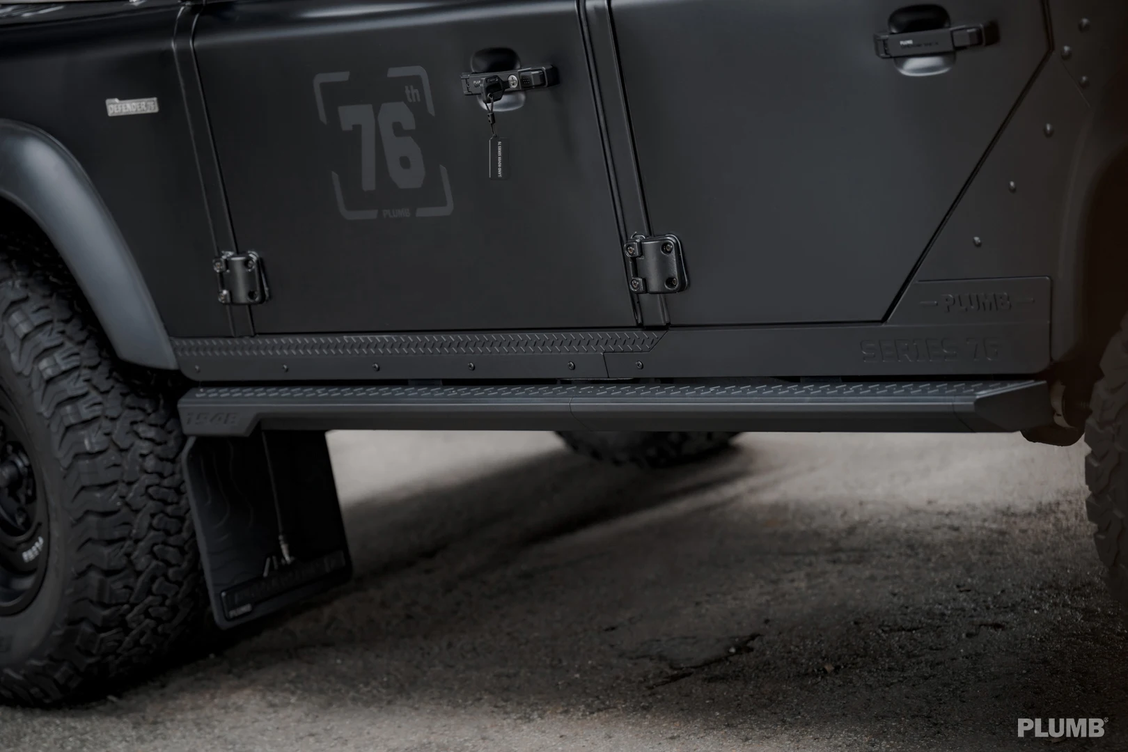 سلسلة TLF PLUMB 76 لمجموعة الخطوات الجانبية من الألومنيوم لـ De 90/110/130 #6