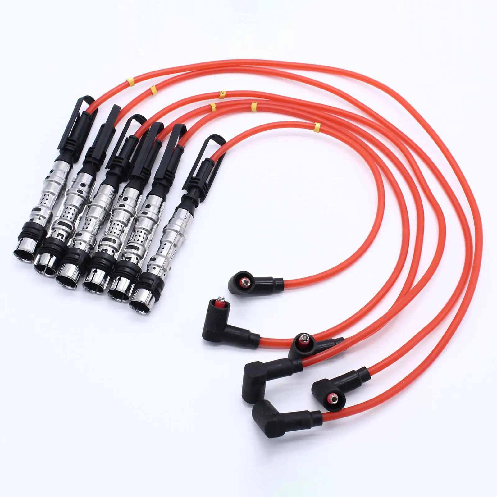 

Spark Plug Wire Set Wear Resistant Directly Replace for VW Passat Vento