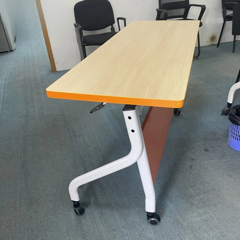 Flap table, conference tutoring class training table, training institution, art calligraphy strip table, desk and chair