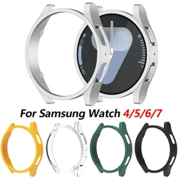 Case for Samsung Galaxy Watch 6 Classic 47mm 43mm PC Matte Protective Bumper Shell for Galaxy Watch 6 40mm 44mm Protector Cover