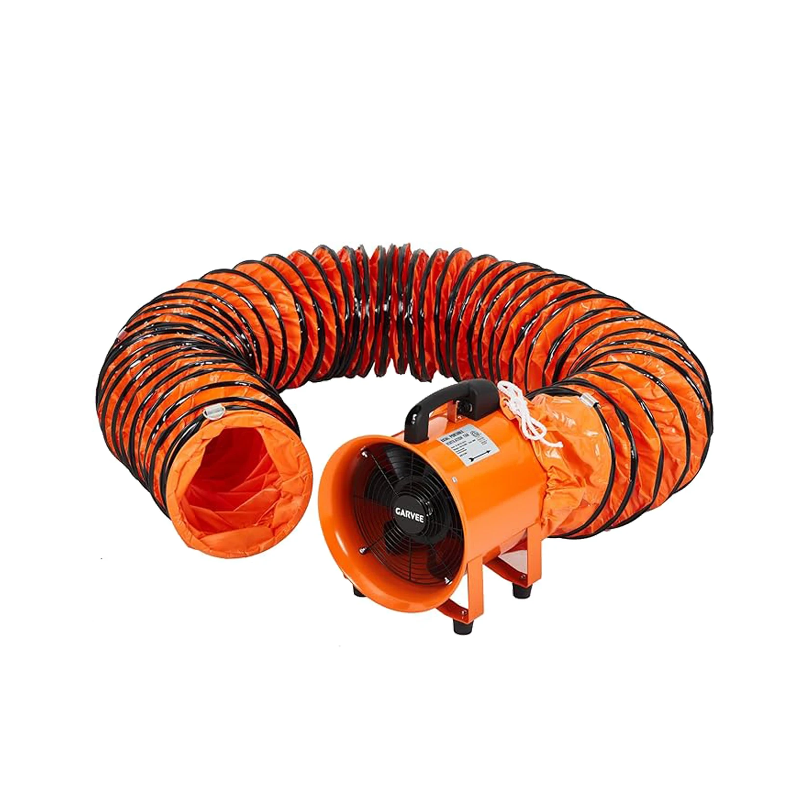 

Промышленный вытяжной вентилятор 8/10 дюймов с гибким воздуховодом, высокоскоростной вентилятор-экстрактор для замкнутых пространств