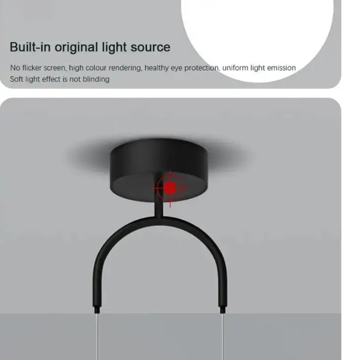 

Simple Nordic Hanging Lamps For Interior Lighting Living Bedside Bedroom Dining Table Home Decoration Pendant Light