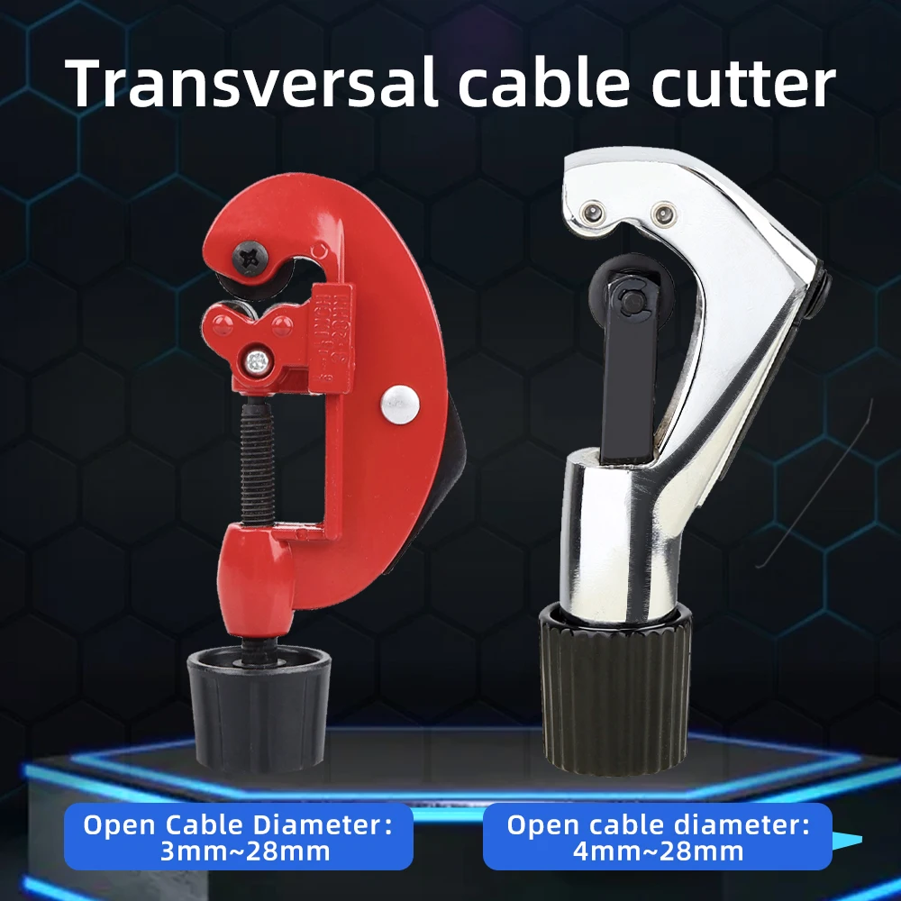

SAIVXIAN Fiber Optic Cable Stripper, Transverse Cutter, Pipe Cutting Tool, Cable Stripper, Cable Cutter, Scope of Application