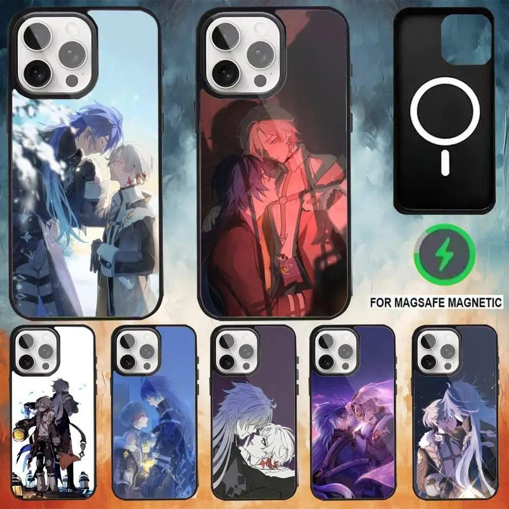 

flins X illuga Phone Case For iPhone 17,16,15,14,13,12,Plus,Pro,Max For Magsafe Magnetic Wireless Charge