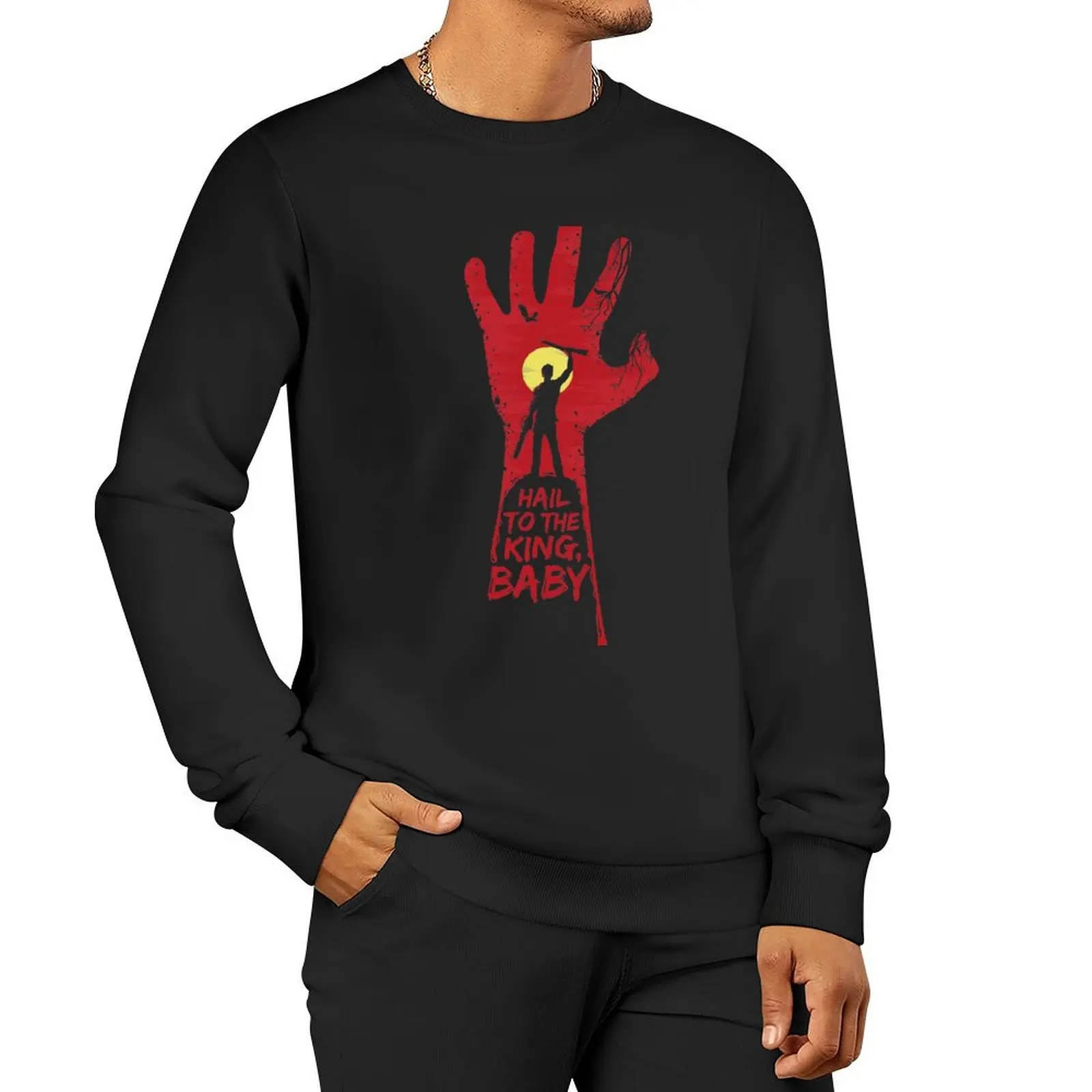 

Hail to the king, BABY! Sweatshirt anime clothing oversize sweatshirt