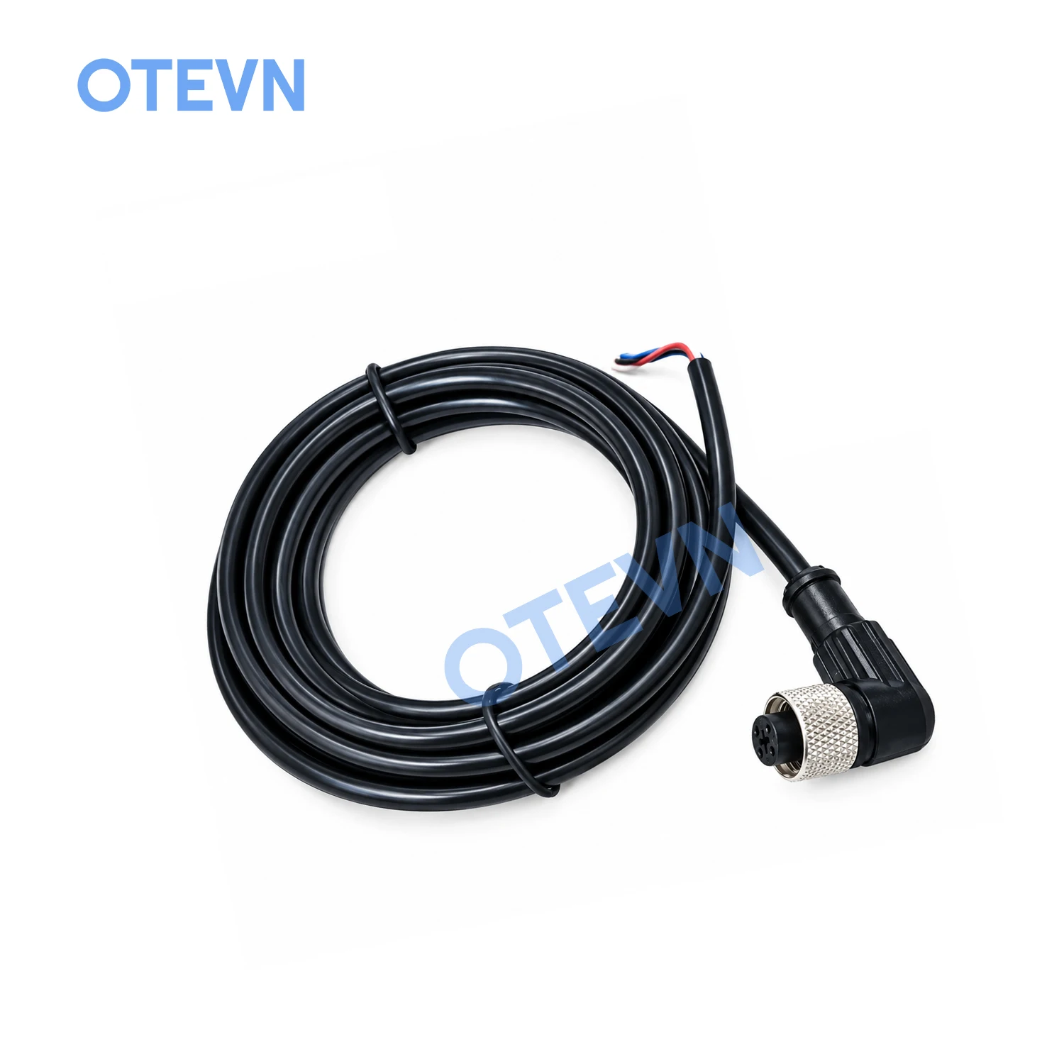 M12 Aviation Plug Connectors  4Pin Photoelectric Proximity Switch Sensor   Female Strip Line Elbow Line