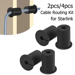 Cable Routing Kit for Starlink 1-Inch Wall Pass Through Silicone Mounting Kit for Starlink Cable Grommet Network Cable Wire Hole