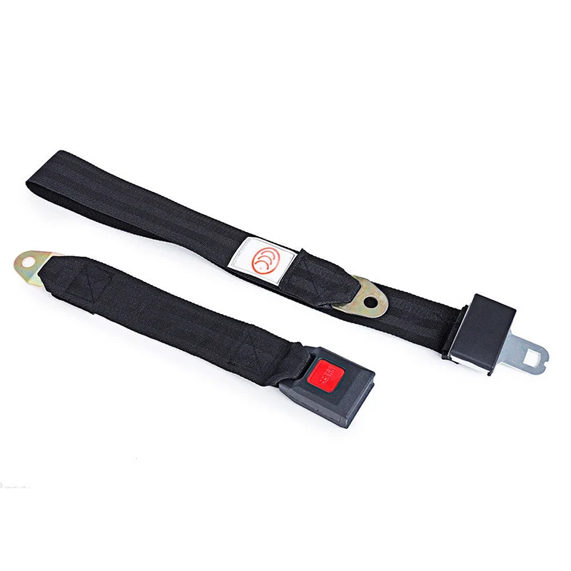 Adjustable Car Auto Bus Seat Safety Belt Lap 2 Point Adjustable Retractable Universal Seatbelt With 2 Screws For Installation