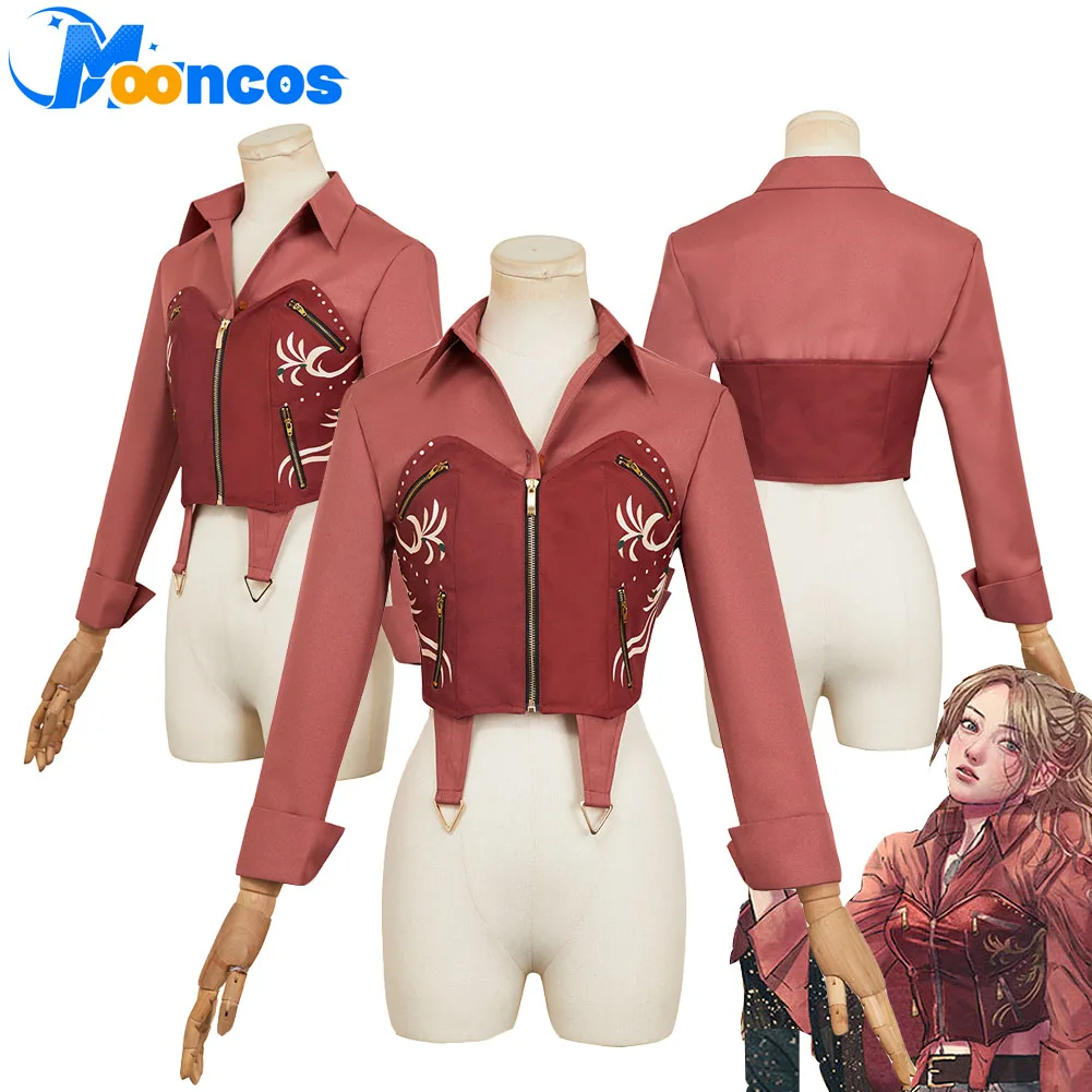 Claire Redfield Cosplay Jacket Game Resident Cosplay Evils Disguise Costume Top Shirt Outfit Women Halloween Carnival Party Suit