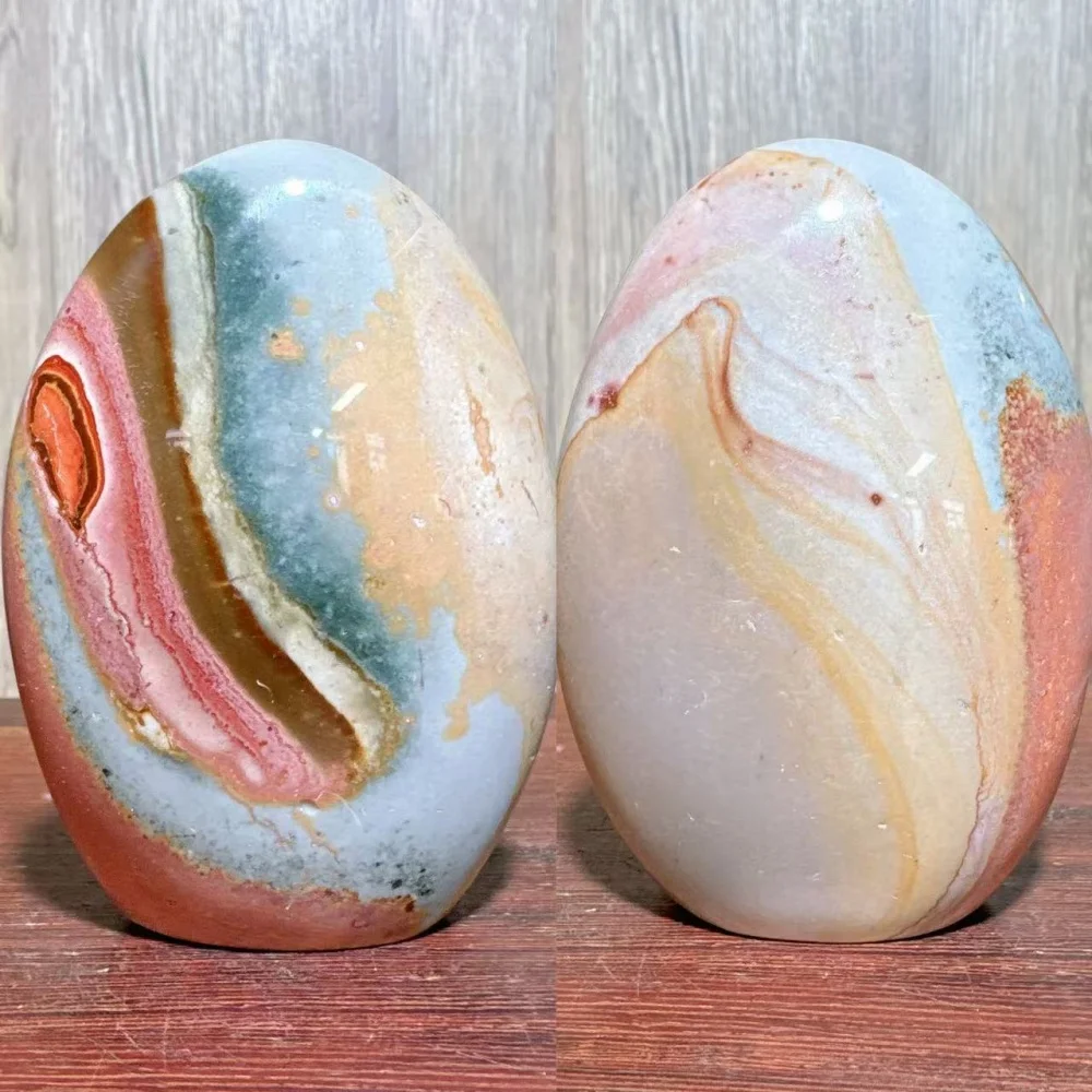 1PC Natural Colourful Polychrome Jasper Free Form Stone Ornaments Healing Crystal Reiki Energy Home Scene Decoration Lucky Gifts