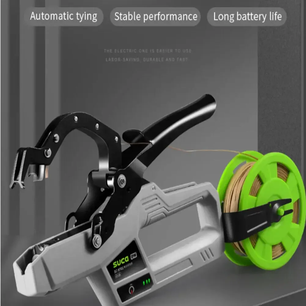 Electric Portable Plant Vine Grapevine Binding Tool Wire Tying Machine