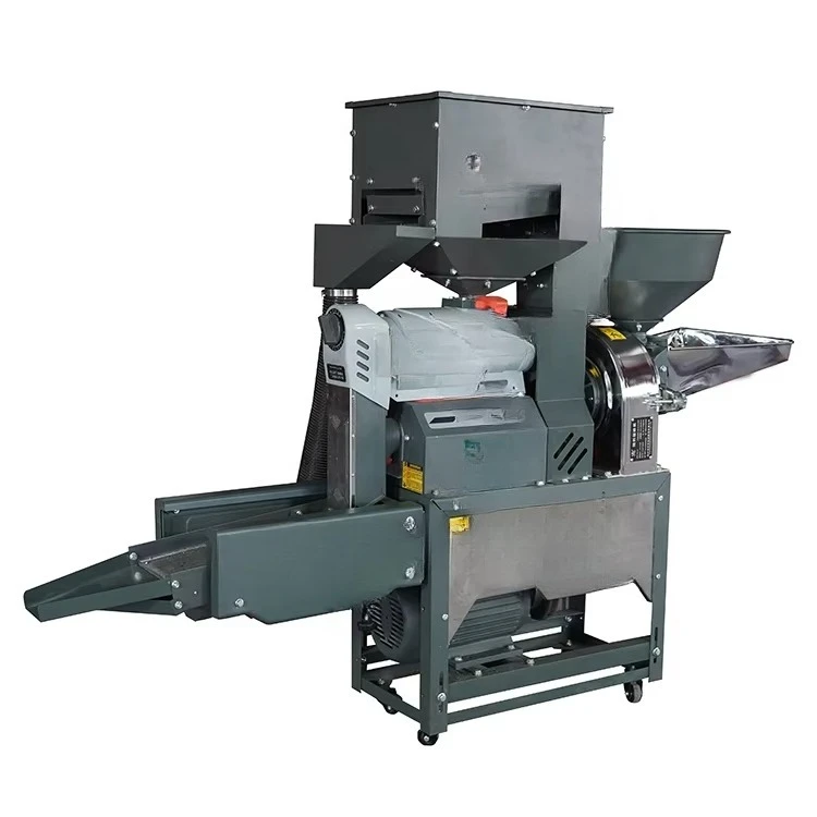 Farmers use a rice mill to grind rice, and millet uses a vibrating screen to separate straw and broken rice