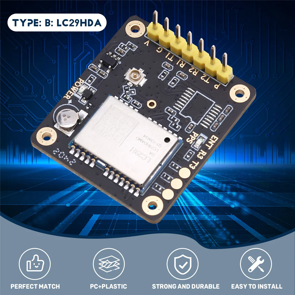 Efficiente scheda stazione base RTK ad alta precisione Quectel LC29HDA