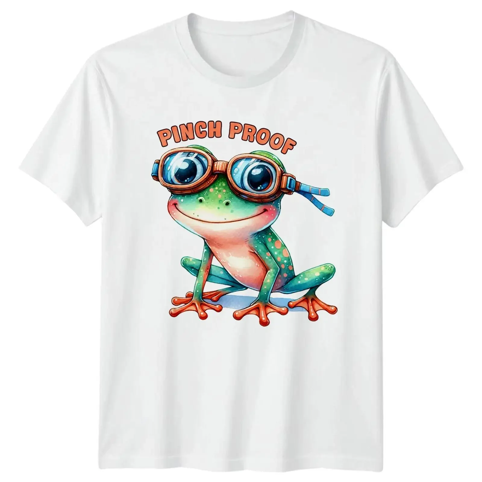 T Shirt Pinch Proof Frog lustig St Patricks Day Brille vintage Washed homme Casual Comfortable fashion Soft Stretched