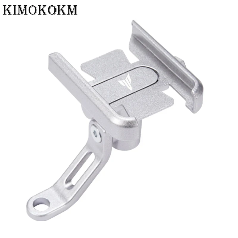 Soporte Universal para manillar de motocicleta, soporte de aluminio para teléfono móvil, accesorios para Honda, Yamaha, Kawasaki, MT01, MT 09, 07,