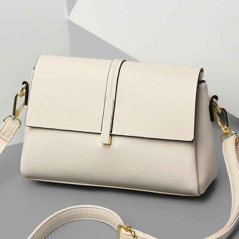 

2024 Luxury Brand Crossbody Bags For Women Fashion Design Elegant Woman Shoulder Bag Female Handbag And Purses Solid Color