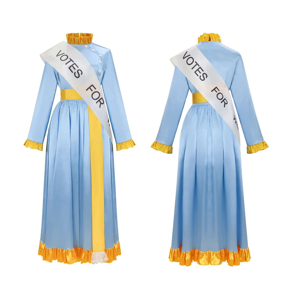 

Cosplay Mary Costume Skirt Anti-glare Pants Belt Movie Poppins Full Set Adult Women Performance Halloween Carnival Party