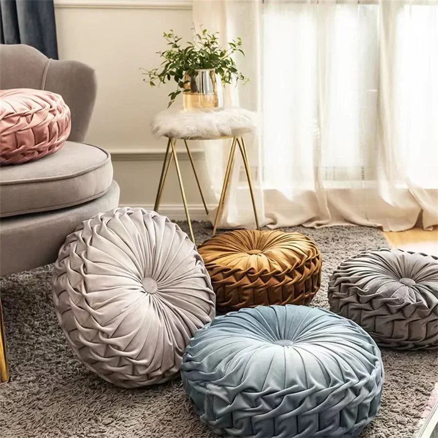 

Lumbar Pillow Living Room Sofa B&B Decorative Wheel Futon Nordic Pumpkin Pillow Round Pillow Pink Cushion 쿠션 Cojines