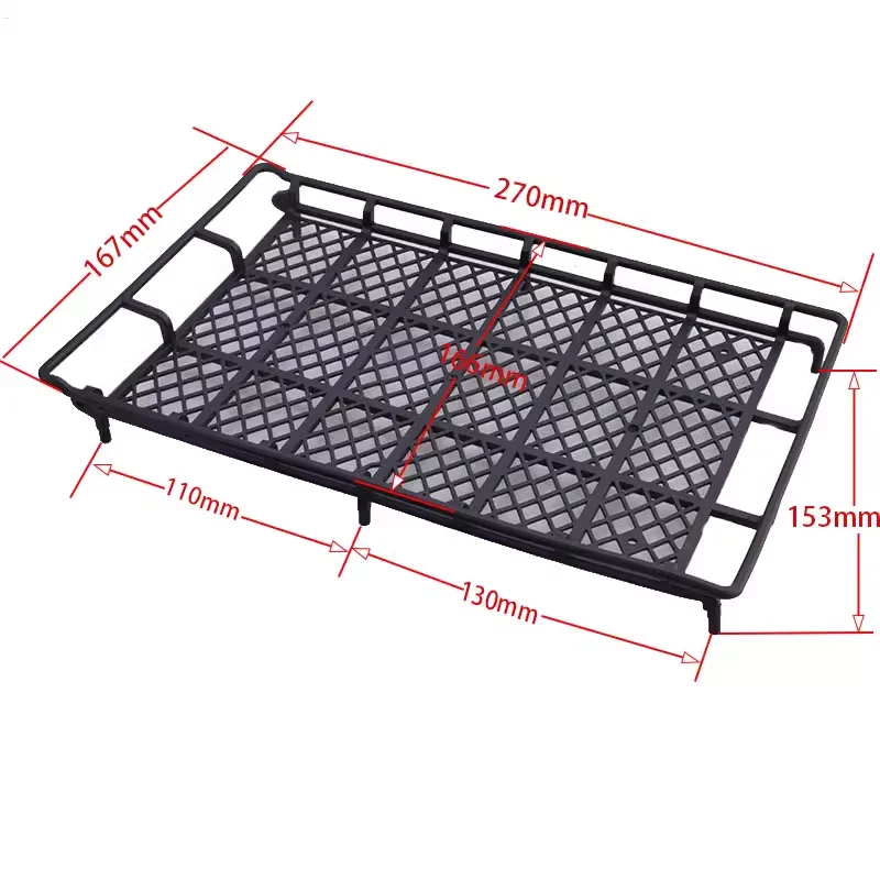 RGT EX86190 Remote Control Off road Climber Plastic Roof Luggage Rack Appearance OP Accessories R86489