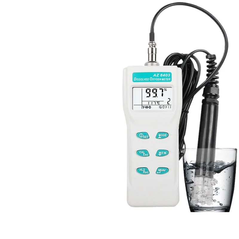 For AZ8403 Portable, High-precision Dissolved Oxygen Meter, Dissolved Oxygen Detection of Aquaculture Water Quality