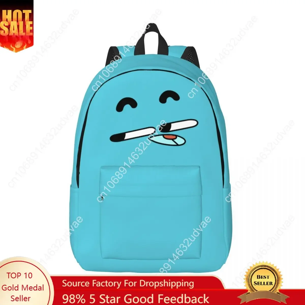 Gumballs Gum Ball Watterson Ransel Kartun Luar Biasa Tas Buku Siswa Sekolah Menengah Atas Remaja Daypack Hiking