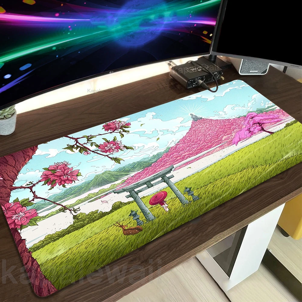 

Computer Game Mousepad Gaming Mouse Pad Large Desk Mat Laptop Carpet Gamer Play Keyboard Pads Art Mause Mats Utopia 80x30cm