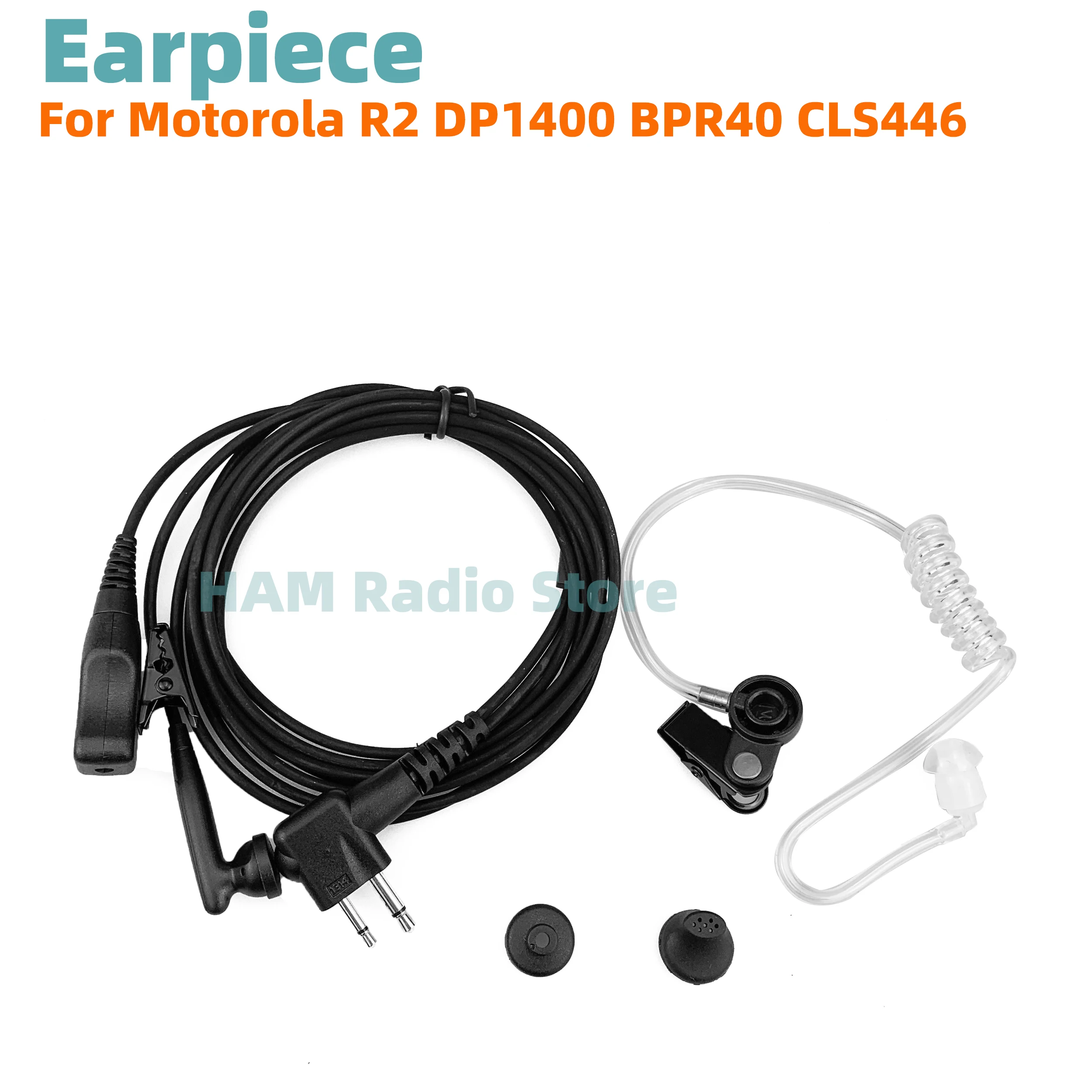 

PMLN6530a Air Tube Earpiece Mic PTT Headset for Motorola R2 CP140 CP180 DP1400 EP450 BPR40 CLS446 CLS1110 CLS1410 Radio Earpiece