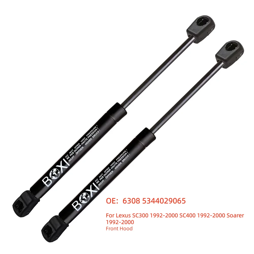 2Pcs Front Hood Gas Springs Lift Supports 6308 5344029065 For Lexus SC300 1992-2000 SC400 1992-2000 Soarer 1992-2000 Lift Struts